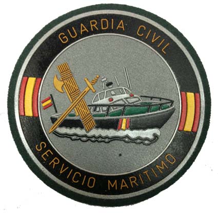 Escudo Guardia Civil Marítima Barco termoplástico